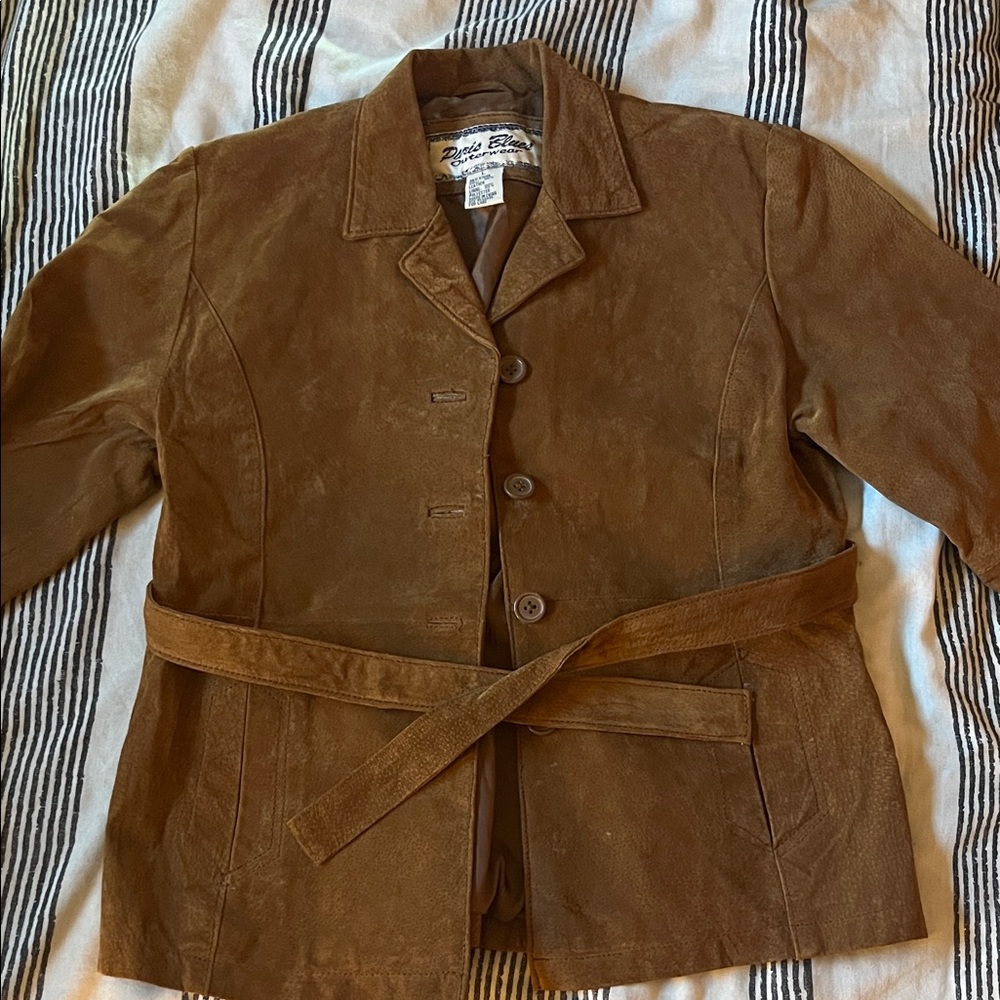 Paris Blues Brown Leather Jacket